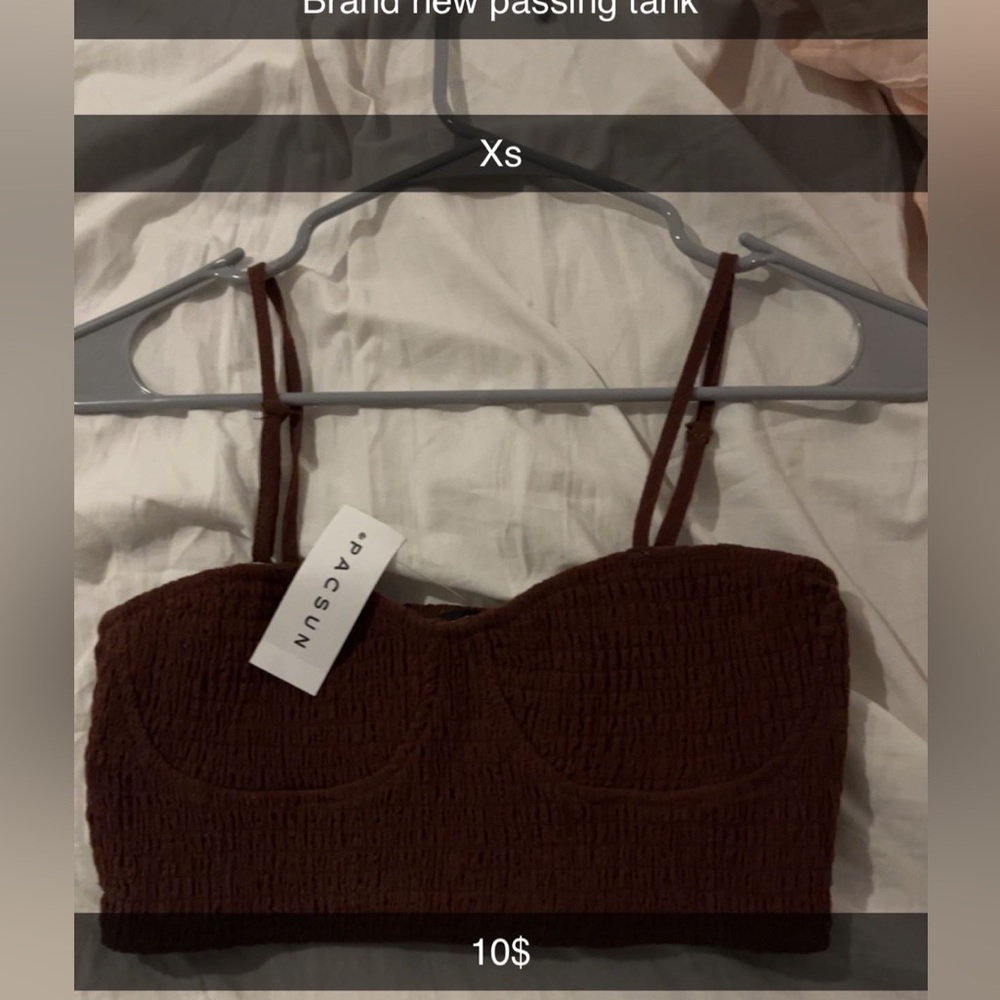 This is a brown tank from Pacsun brand new never worn